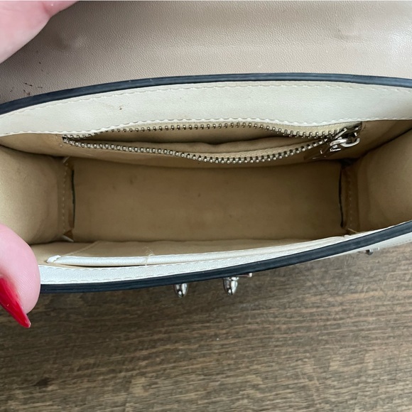 Susu Handbags - The Hollywood Leather Crossbody with Studs, off white - Picture 6 of 7